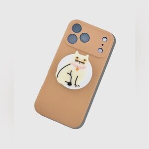 🆕🐈WHITE KITTY TECH ACCESSORY (grip charm)